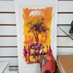 Original handpainted oil painting from Kenya
